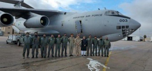 Zhchaudhri's tweet photo. Another flight from
Pakistan carrying relief assistance for the brotherly people of Palestine arrived today in Amman. Pakistan will continue to stand for peace and justice for Palestine. #PeaceForPalestine #PeaceForGaza https://t.co/lrl5oyAwqV