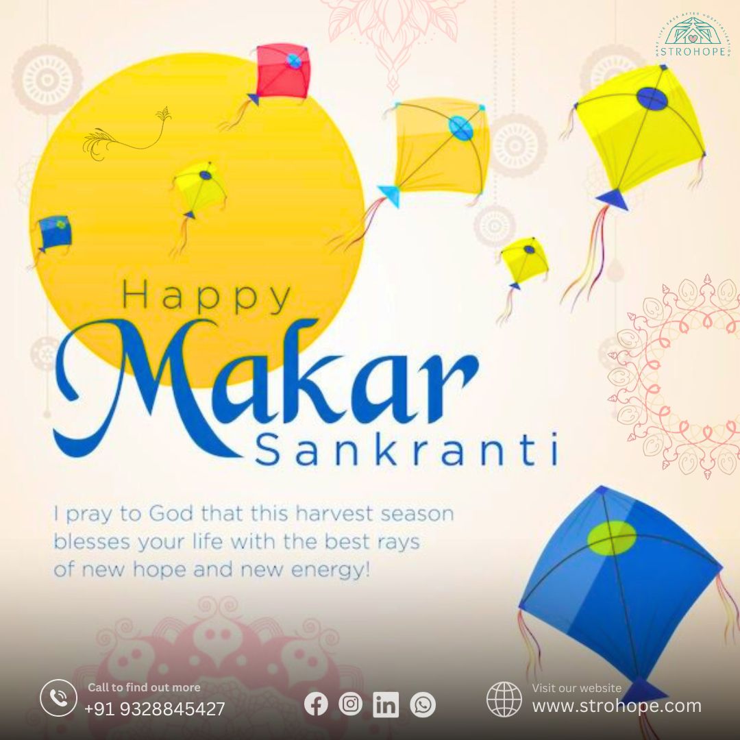 2323Strocare's tweet photo. Happy Makar Sankranti! As the kites soar high, may your dreams reach new heights and your spirit remain forever free.

Visit our website: https://t.co/qMpTgJWFtp 

#MakarSankrantiCelebration
#KiteFestival
#SankrantiVibe
#HarvestFestival
#TraditionalJoy
#SunFestival
#uttarayan2024 https://t.co/OOZeaWBx36