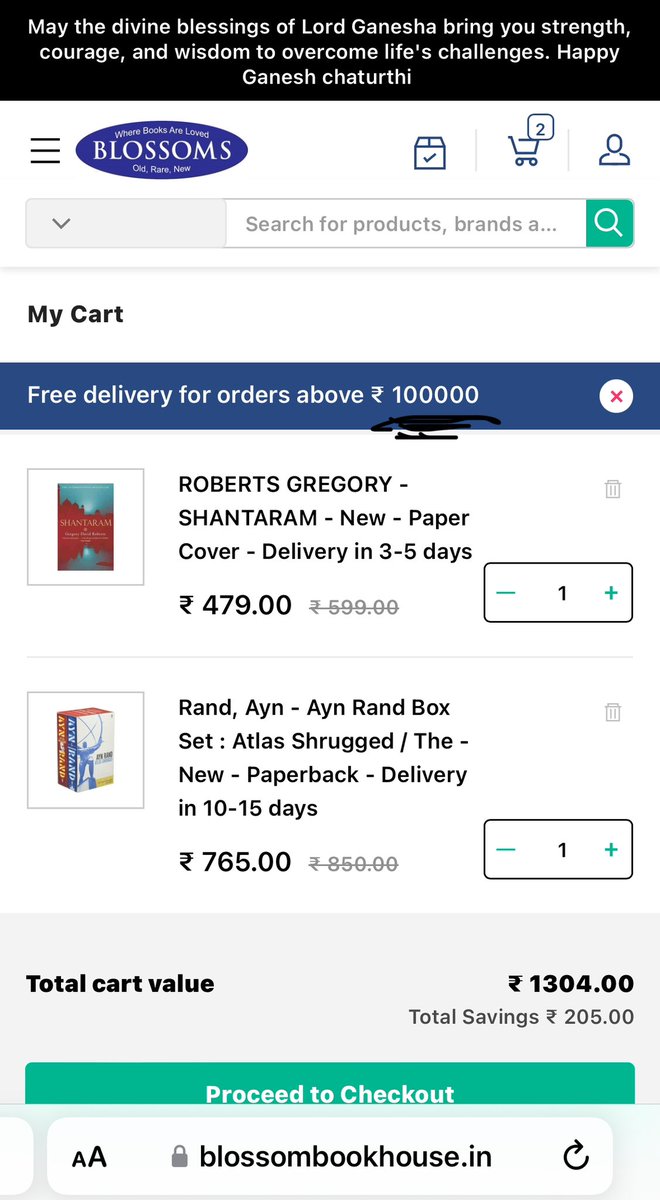 raghav_don's tweet photo. I don’t know if anyone can afford ordering to get free delivery !!😳😳 #books #delivery https://t.co/t5Hdlytgzy