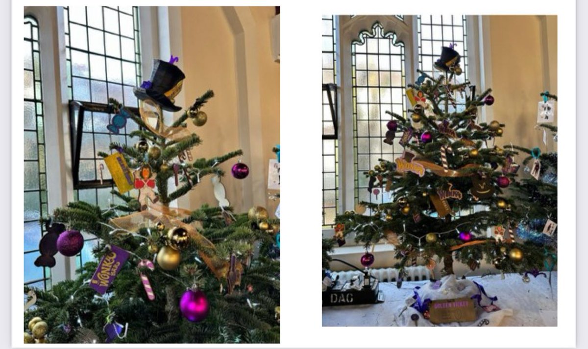 Here is our winning tree! Students worked with Mrs Lovelock and Mrs Stubbings to combine the forces of DT and art! Well done to everyone involved! Amazing community work💜⭐️<a href="/elatrust/">Empower Learning Academy Trust</a> <a href="/MattDronfield/">Matt Dronfield</a> <a href="/HallMeadPastor1/">@HallMeadPastoral</a>