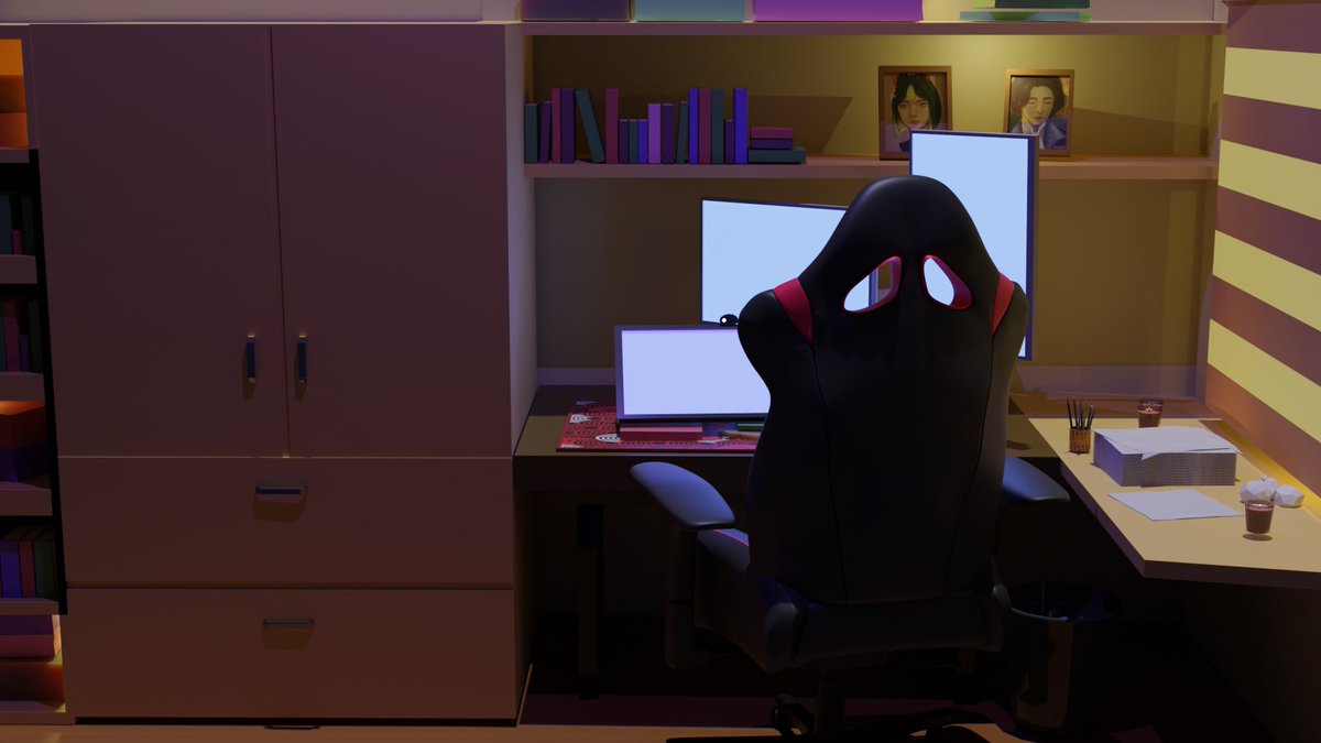 RoseVeroy11's tweet photo. Isometric Room using blender

#isometricroom #3dmodeling  #blender https://t.co/OswKMKQHJr