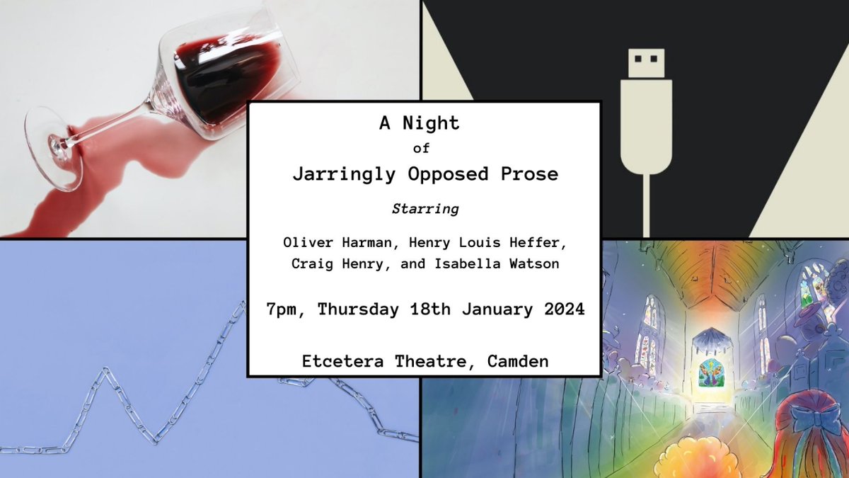 This Thursday, at one of Camden's historic theatre-pubs, hear me sharing extracts from 'Harnessing Global Value Chains for Regional Development' as well as far more riveting pieces from friends in "A Night of Jarringly Opposed Prose".

Tickets here &gt; citizenticket.com/events/etceter…