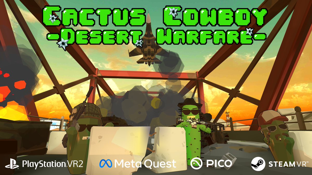 SideQuestVR Sneak peak for the upcoming patch for Cactus Cowboy - Desert  Warfare. Among some fixes, it comes with an additional bonus mission.