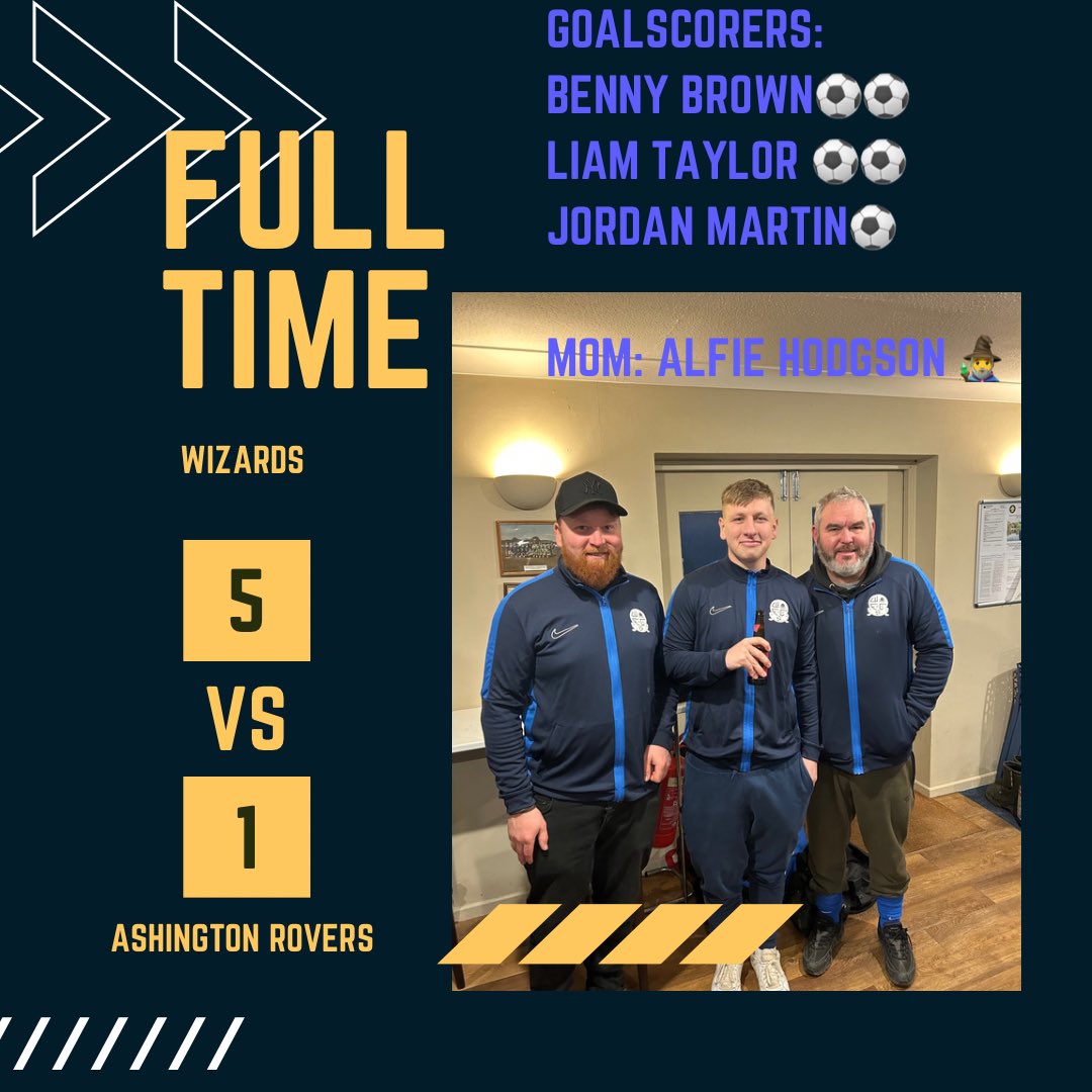 Westcott1935FC's tweet photo. The boys started the year off just as they finished 2023, racing into a 4-0 lead in the first half! Fair play to Ashington who battled well and made it a very different second half. 

Shoutout to the new gaffa, Tony sawyers first game first win 💙🧙‍♂️
#upthewizards https://t.co/R1WDQxIWKI