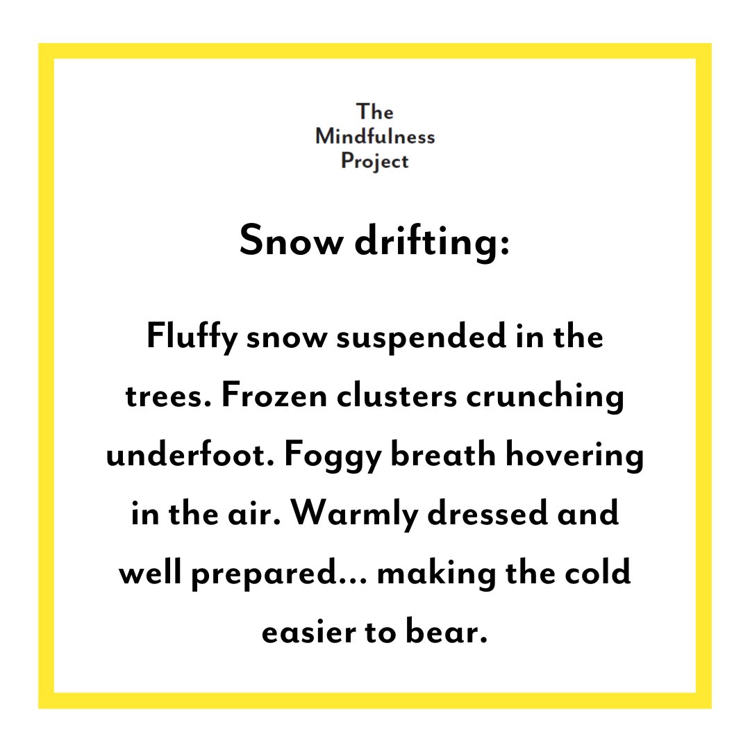 👣 Weather Walks

Don’t just watch the weather from your window. Go out and connect with all the ways it makes you feel. Scroll for ideas! 🍃🌦️☔❄️

#MindfulWalking #NatureWalk #GetOutside