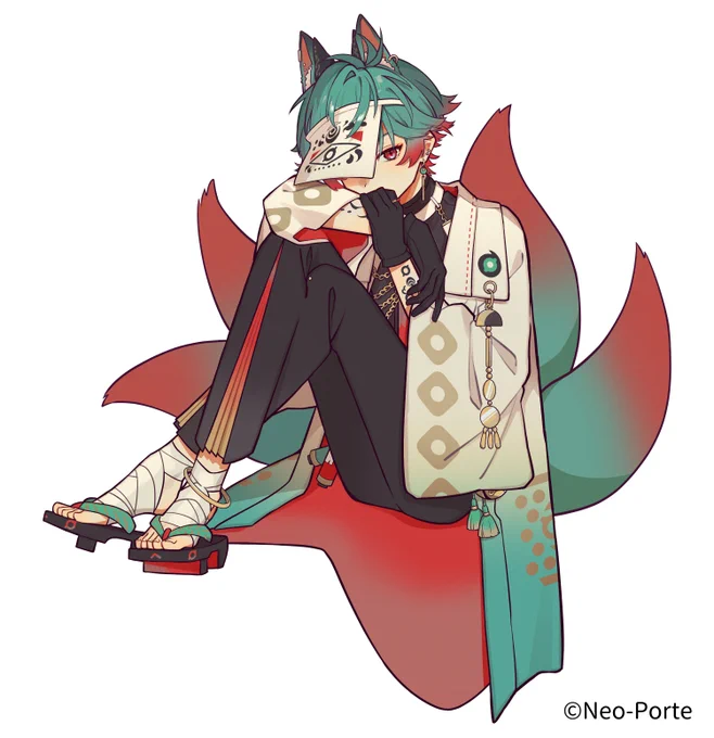 Neo-Porte所属 八神ツクモさん()の「ギガンティックO.T.N 歌ってみた」動画のイラストを描かせていただきました!ぜひよろしくお願いいたします! 
