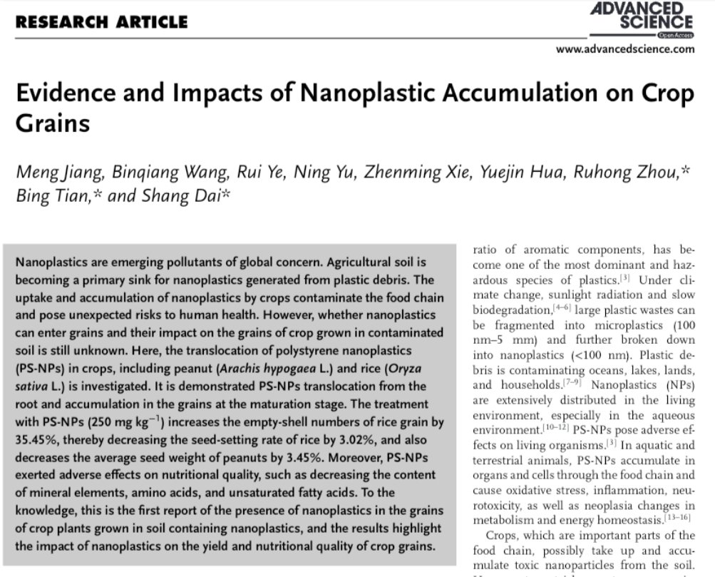 ♻️ Küresel ölçekte endişe yaratan kirleticiler arasında yer alan mikro/nanoplastikler için artık tarımsal ekostemler birincil havuz konumunda. Bu durum insan sağlığı için öngörülemez bazı riskleri ve üretimde verim/kalite kayıpları ihtimalini de beraberinde getiriyor.