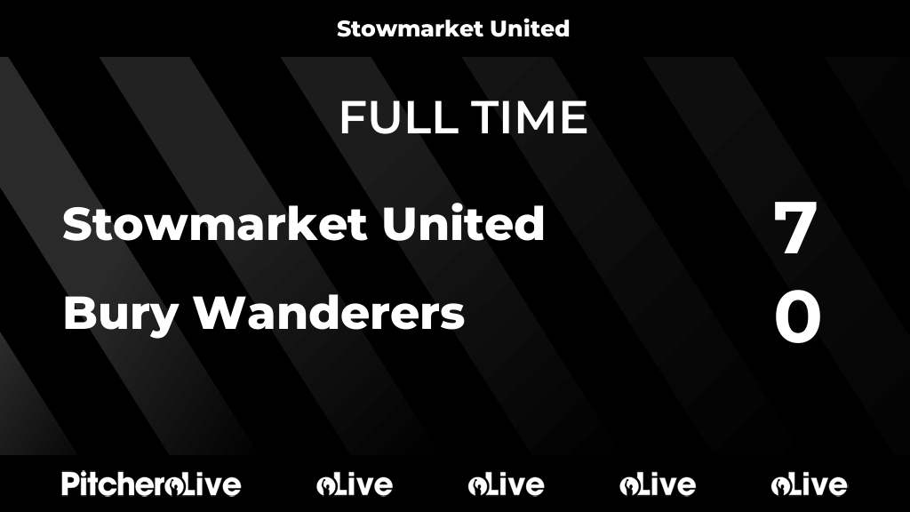 StowmarketUtdFc's tweet photo. FULL TIME: Stowmarket United 7 - 0 Bury Wanderers
#STOBUR #Pitchero
https://t.co/7UQ8XksQuV https://t.co/awGq2M0qwc