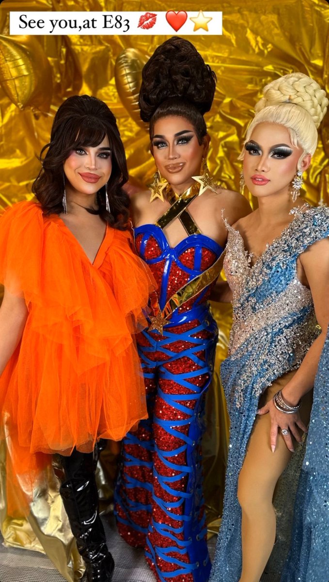 Last day of DragCon UK today! Don’t miss the chance to meet the #DivineDivas at Booth E83 today 💋❤️🌟 #DivineDragCon