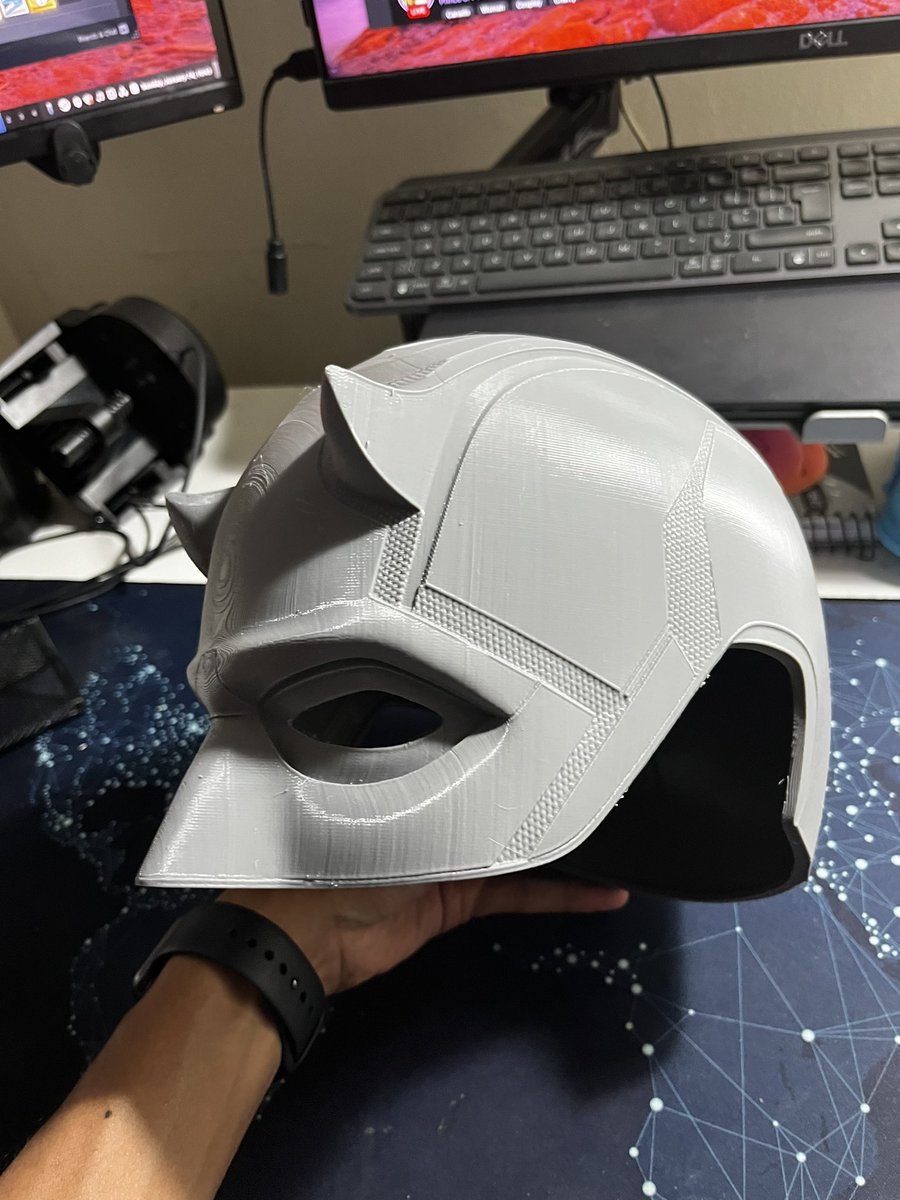 Getting ready for #DaredevilBornAgain #3Dprinting