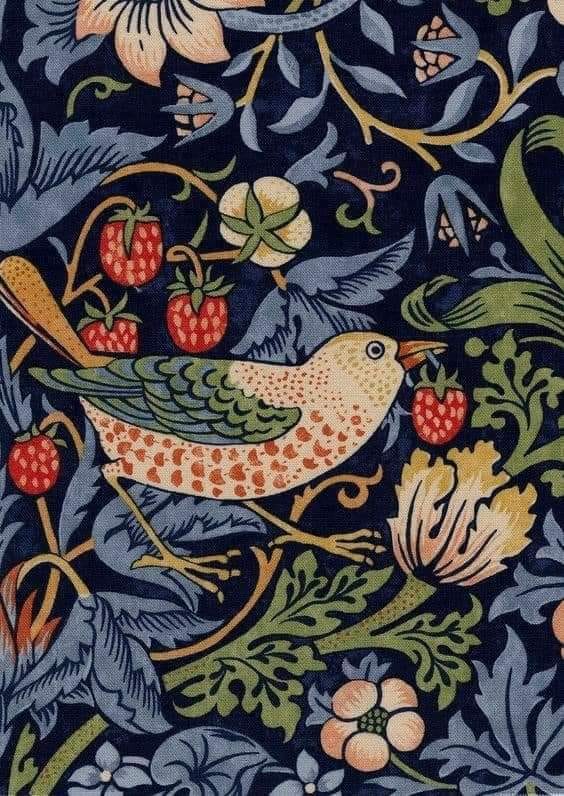 MenschOhneMusil's tweet photo. William Morris  Strawberry Thief. https://t.co/psYmHOFj9S