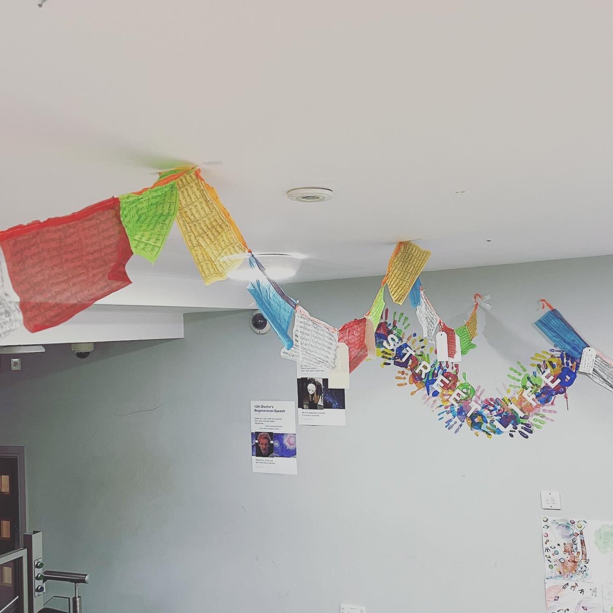 This week the team filled the base with Tibetan prayer flags 💜

Traditionally, prayer flags are used to promote peace, compassion, strength, and wisdom. 

Everyone added their own small tags with words of kindness and gratitude.
.
#tibetanprayerflag #peace #kindness #bekind