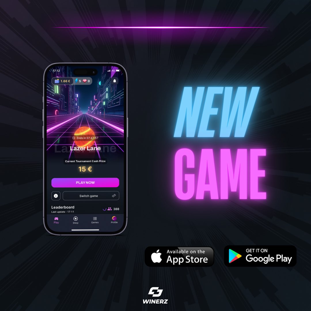 New Game on winerz 🔥

#app #freeapp #Freetoplay #earnmoney