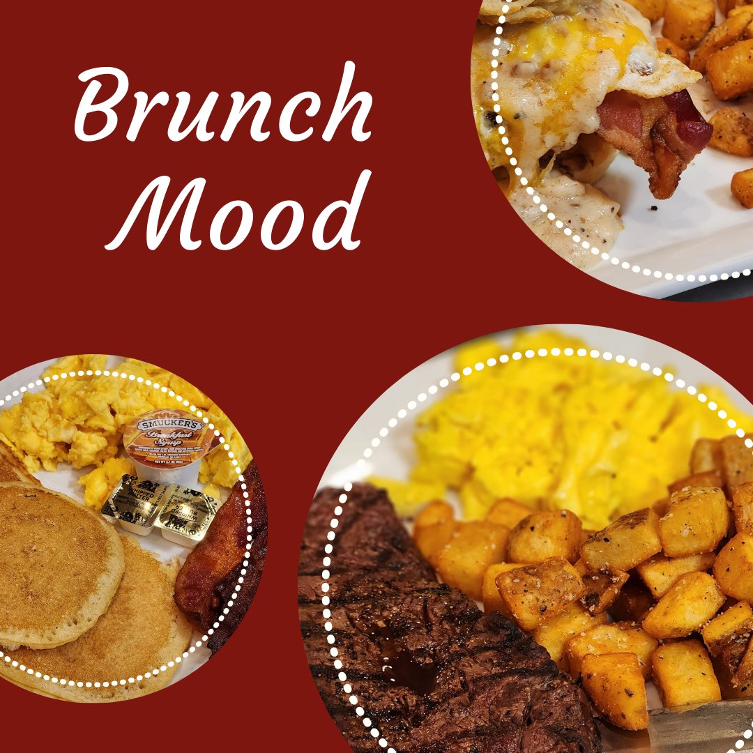 BullnBonesCBurg's tweet photo. Brunch time, fam! 🍳🥓🥞 https://t.co/yhxKFjt3Oc