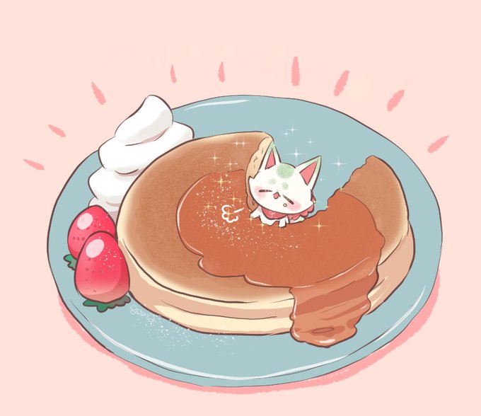 「ブルーベリー ホットケーキ」のTwitter画像/イラスト(新着)