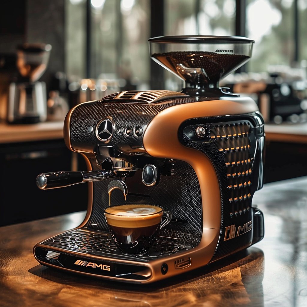 Part 2 Caffe Machines
 Mercedes AMG, Ford, Mclaren, BMW M
