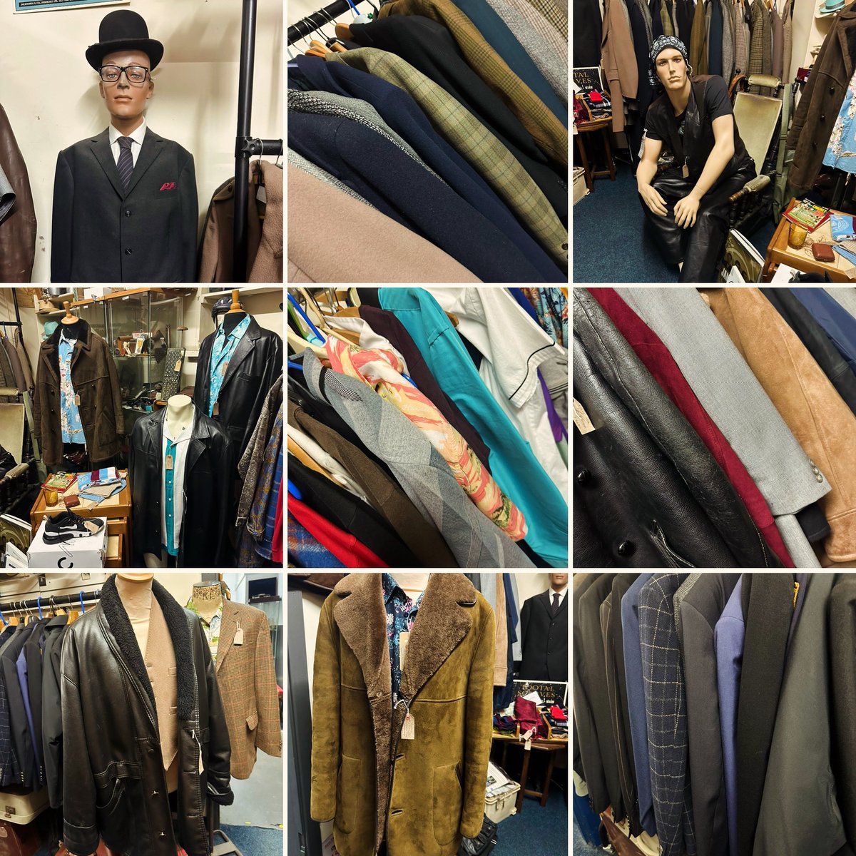 astraantiques's tweet image. Gents vintage galore in unit 32 #mensvintage #vintagejackets #vintagecoats #vintagehats #gentsvintageclothes #gentlemanstyle #astraantiquescentre #hemswell #lincolnshire