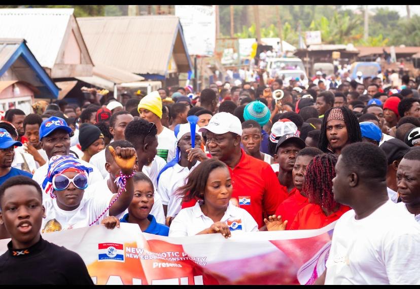 On 8th Jan,2024 together with constituency executives,party loyalists and faithfuls, we embarked on a Health walk to demonstrate unity and solidarity. #BringbackGeorgeOduro
#StillnoInsults
#VictoryTogether
#NPPNewEdubiase