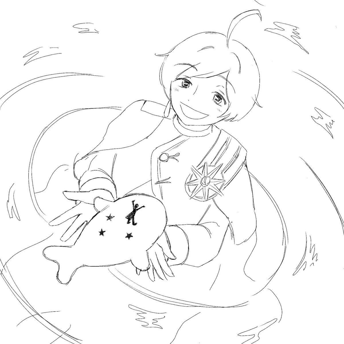 かなた、でかくあれ、、、っていう落書き 