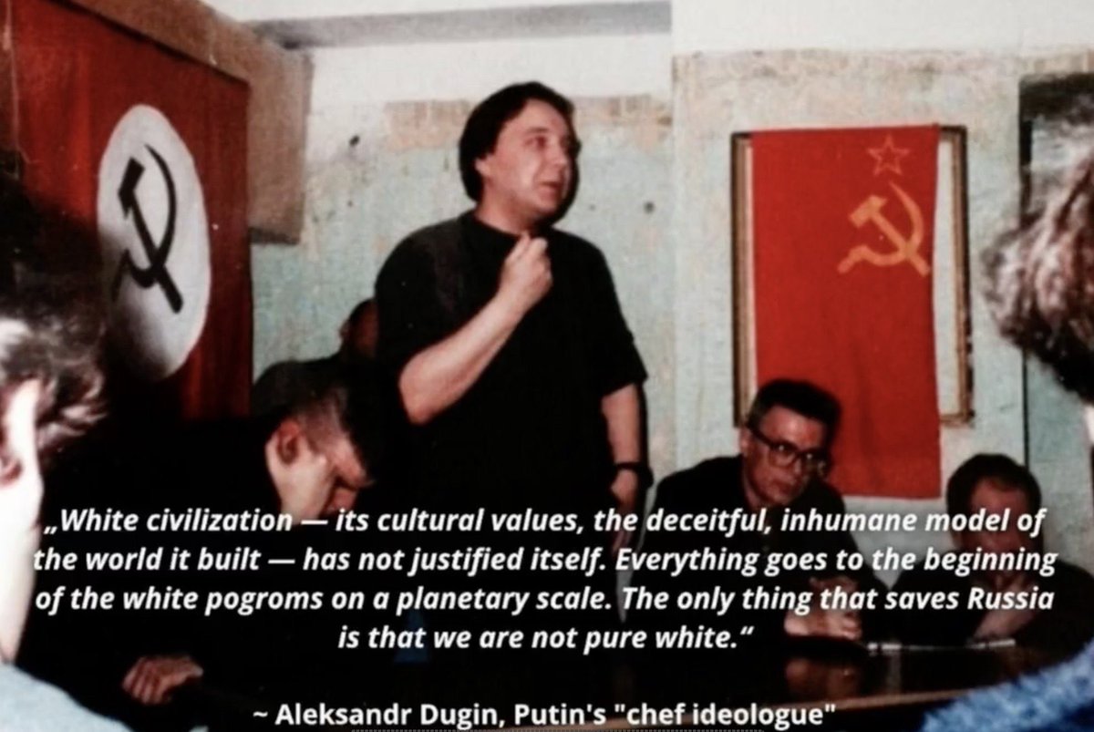 ItsTheCommies's tweet photo. @ItDependsIsm „There is no place for Poland on the Eurasian continent. [...] Russia, in its geopolitical and sacral-geographical development, is not interested in the existence of an independent Polish state in any form”
-Dugin https://t.co/HOrWvPTG9w