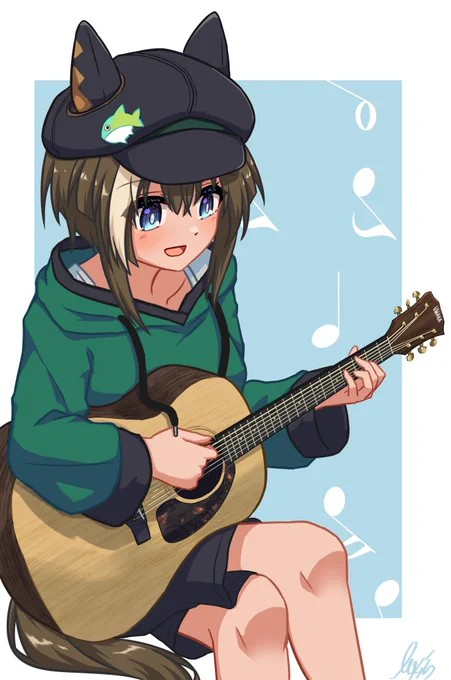 ギターシュヴァル(カラー)#ウマ娘 