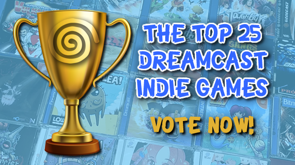 TheDCJunkyard's tweet photo. Voting is now open for The Top 25 #Dreamcast Indie Games vote. You have until the 31st of January 2024 to tell us your favourite indie/homebrew games for the Dreamcast! All rules and how to vote can be found here: https://t.co/xCROvvv7um https://t.co/Rlpe9qelE7