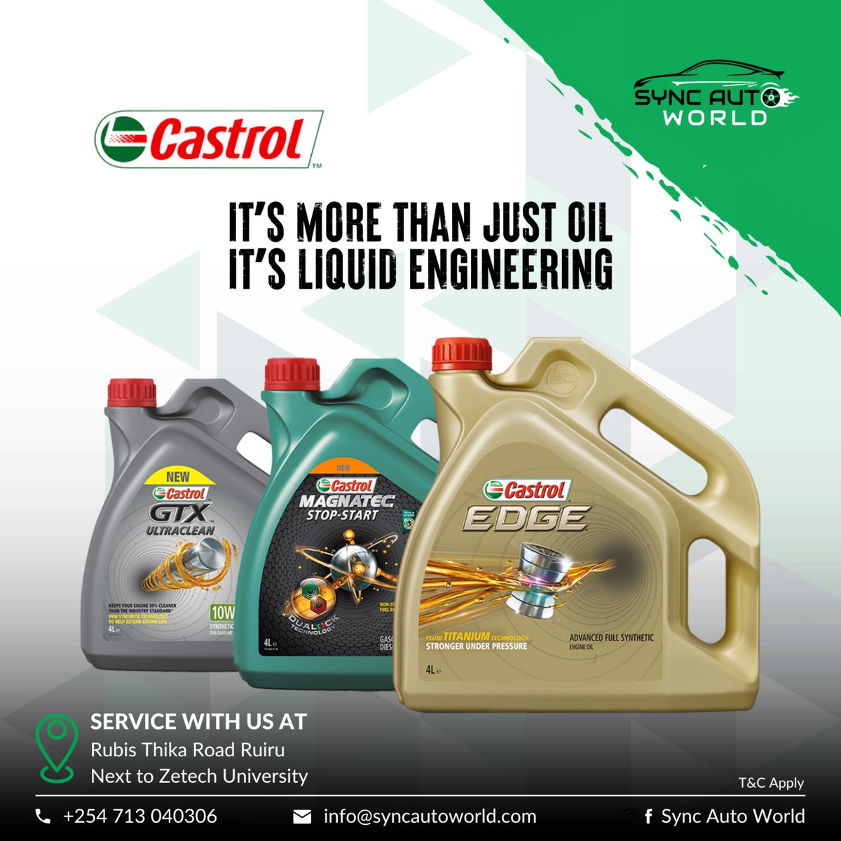 sync_autoworld's tweet photo. @brokensuit44 I would go for Castol 5W-30 Fully Synthetic https://t.co/dcHdYu5OX8