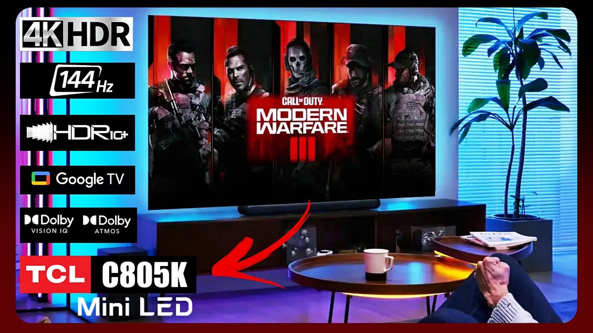 ChigzTechReview's tweet photo. NEW VIDEO:  Unleash Next-GEN Gaming: TCL C805K Mini LED TV Review! (4K 144Hz, Dolby Vision IQ)
➡️ https://t.co/avGhSVS8nD

--
#TCLC805K #MiniLEDTV #tcl, #googletv, #miniledtv, #tcltv, #miniled, #bestminiledtv, #CES2024 https://t.co/kUzYTNH1wf