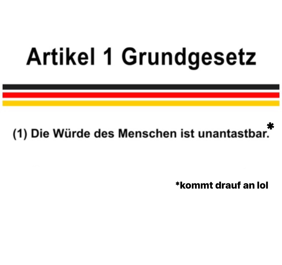 Cool, mein Grundgesetz in der Jens-Spahn-Ausgabe ist heute angekommen :)