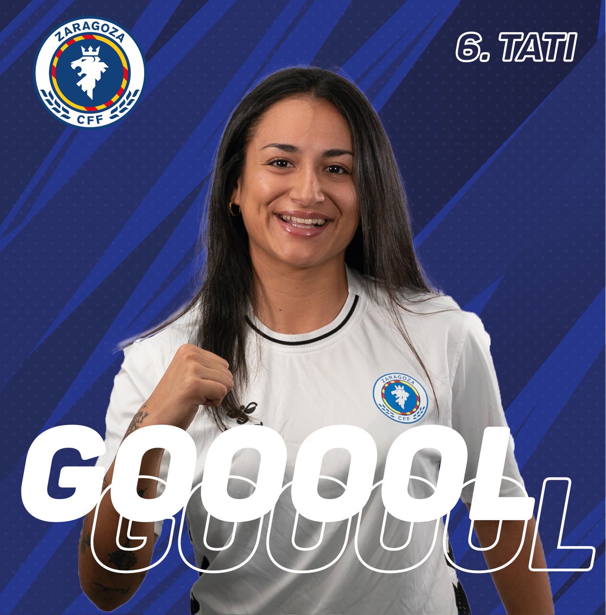 ⚽️ #SegundaRFEF | Min. 50 | 🔵⚪️ <a href="/Bizkerreft/">Bizkerre FT</a> 0 - 2 #ZaragozaCFF 💙🦁

Goooooool de Tati

👉 Se va en profundidad Laura Pascual, manda el balón al segundo palo, controla Tati y bate a la guardameta rival para hacer el 0 a 2

#ZaragozaFemenino 
#ZaragozaCFF💙