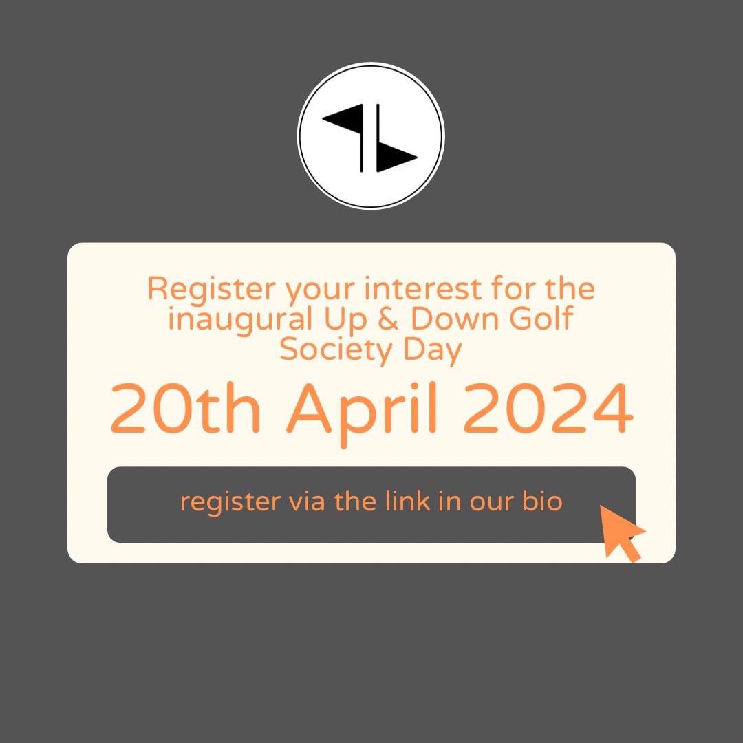 UDGS_'s tweet photo. 🚨 ANNOUNCEMENT 🚨

Our first golf day will be on 20th April  - sign up via the link in our bio to be kept up to date as and when details are confirmed!

Please share with everyone and anyone you think may be interested! https://t.co/li2ylOZLR0