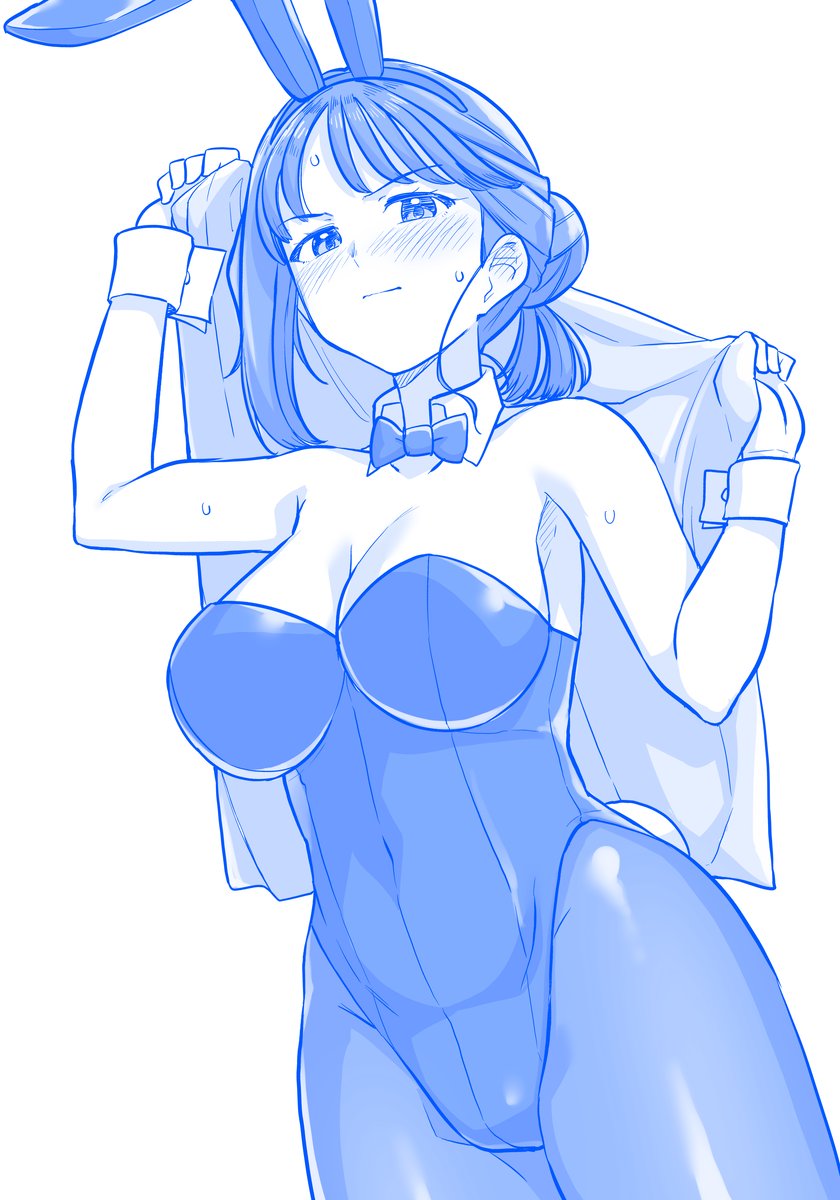 バニーみょーちゃん先生のラフ 