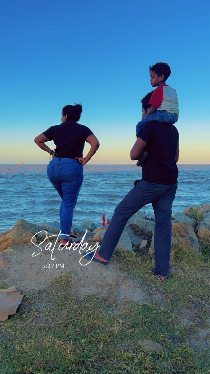 Breezing out on the Atlantic with my family.