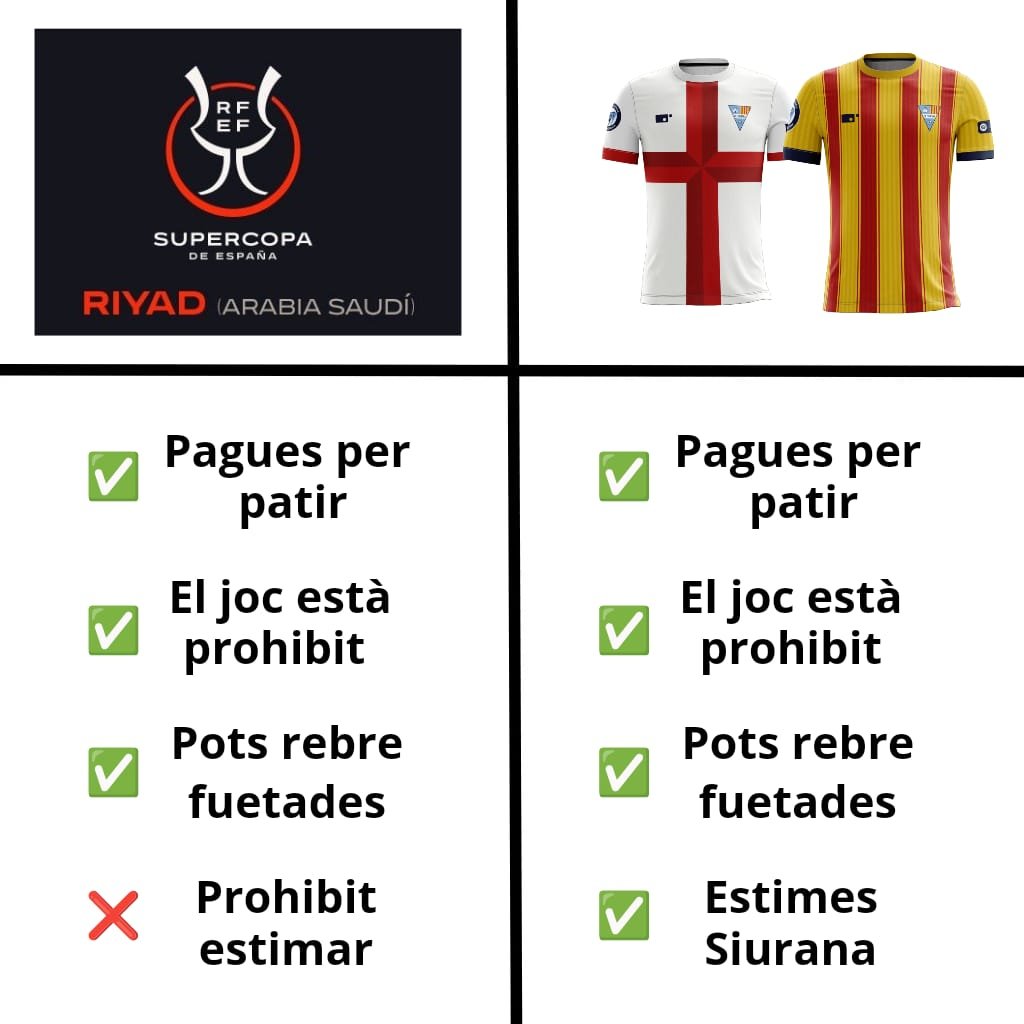 Com a mínim no necessitem diners d'Aràbia, necessitem els vostres.

👉dsmrkt.com/ca/43-ue-siura…