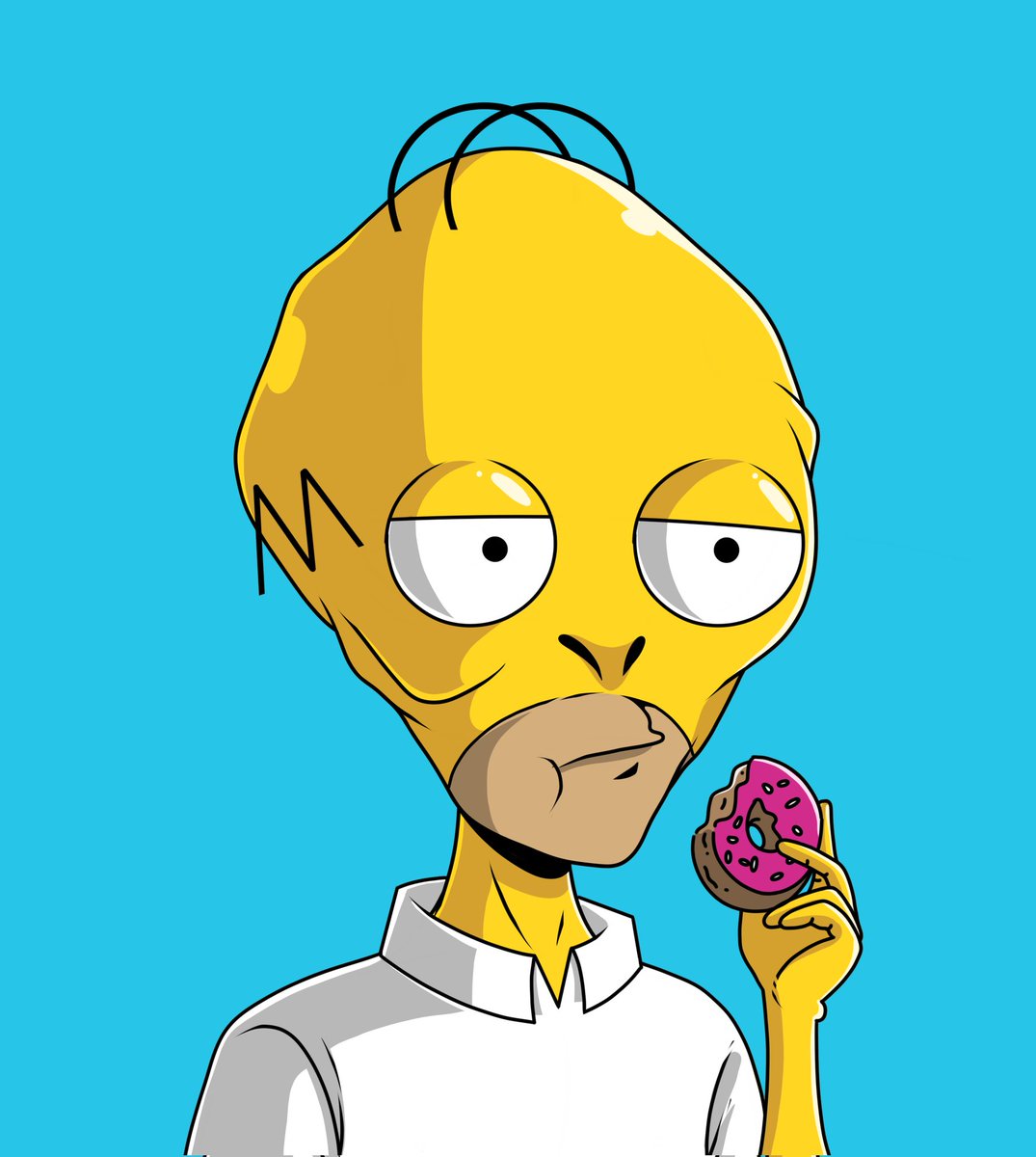 AlienDumbClub's tweet photo. AVAILABLE ON @opensea
1/1 collection
price 0.007 eth
special character the Simpsons 🍩
lets check collection now 📌 
#223
https://t.co/qyBAkXs7B7
#224
https://t.co/6sxLDv2PLj

go follow : 
@thedoonuts
@dedrastas
@fogRa9fgbgJ73dd
@LilEgoStar
#NFT #NFTCommunity #VERTICALNFT https://t.co/odRU8KCiyd