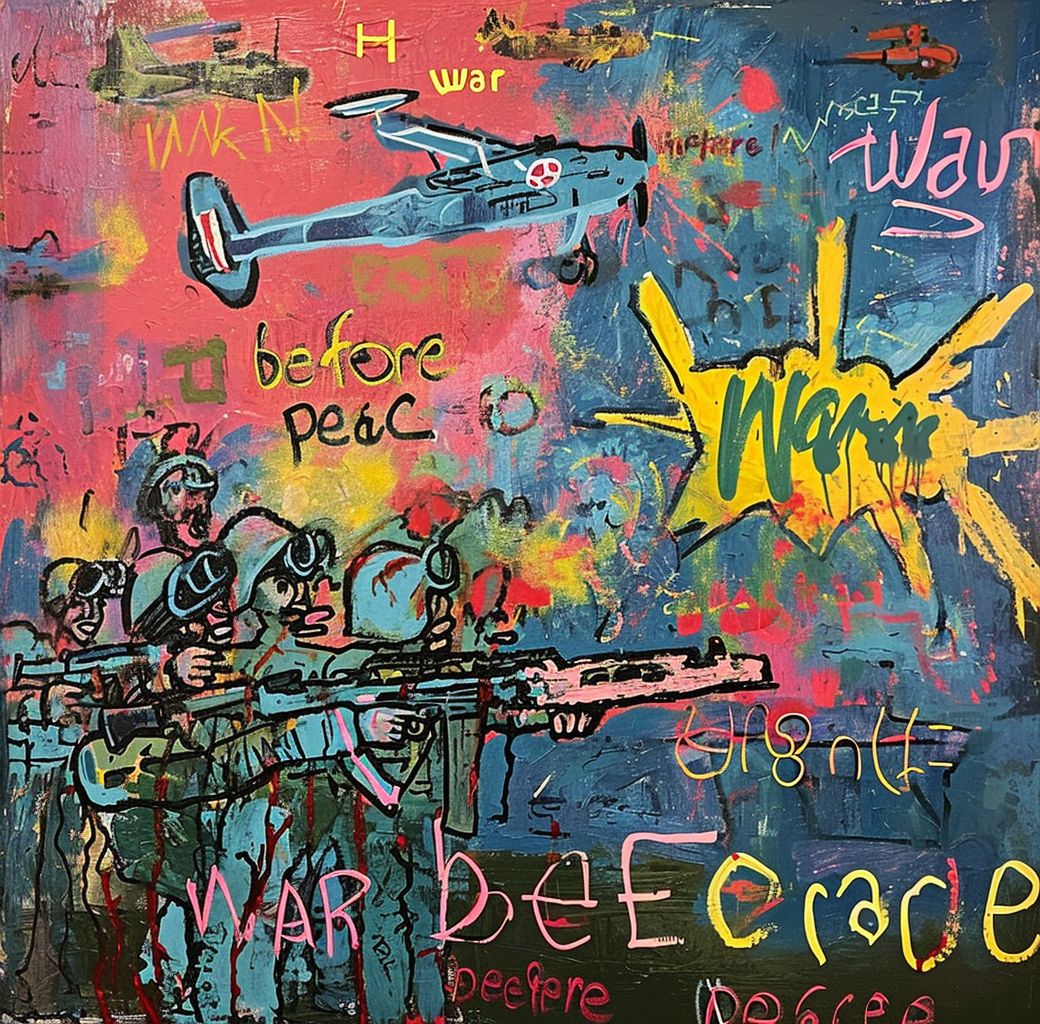 hmarts1993's tweet photo. War No Peace Society #8
#StopWar #ArtGallery #PopCulture #ContemporaryArt #DigitalArt #AIart #GenerativeArt #AI https://t.co/GEgVO5NY5G