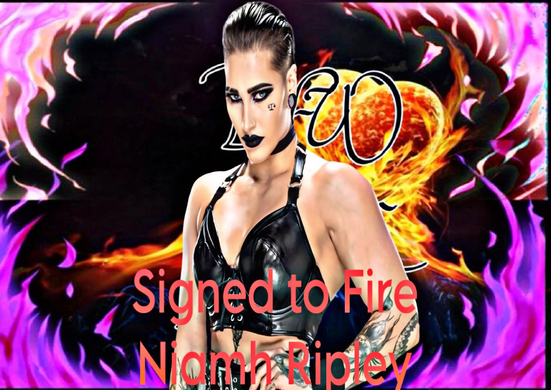 DFW_Wrestling's tweet photo. After new years evil it is OFFICAL!

Niamh Ripley (@xxrheaswifexx) is officially signed to the fire brand! 

#DFWFire https://t.co/hQcDel7Di1