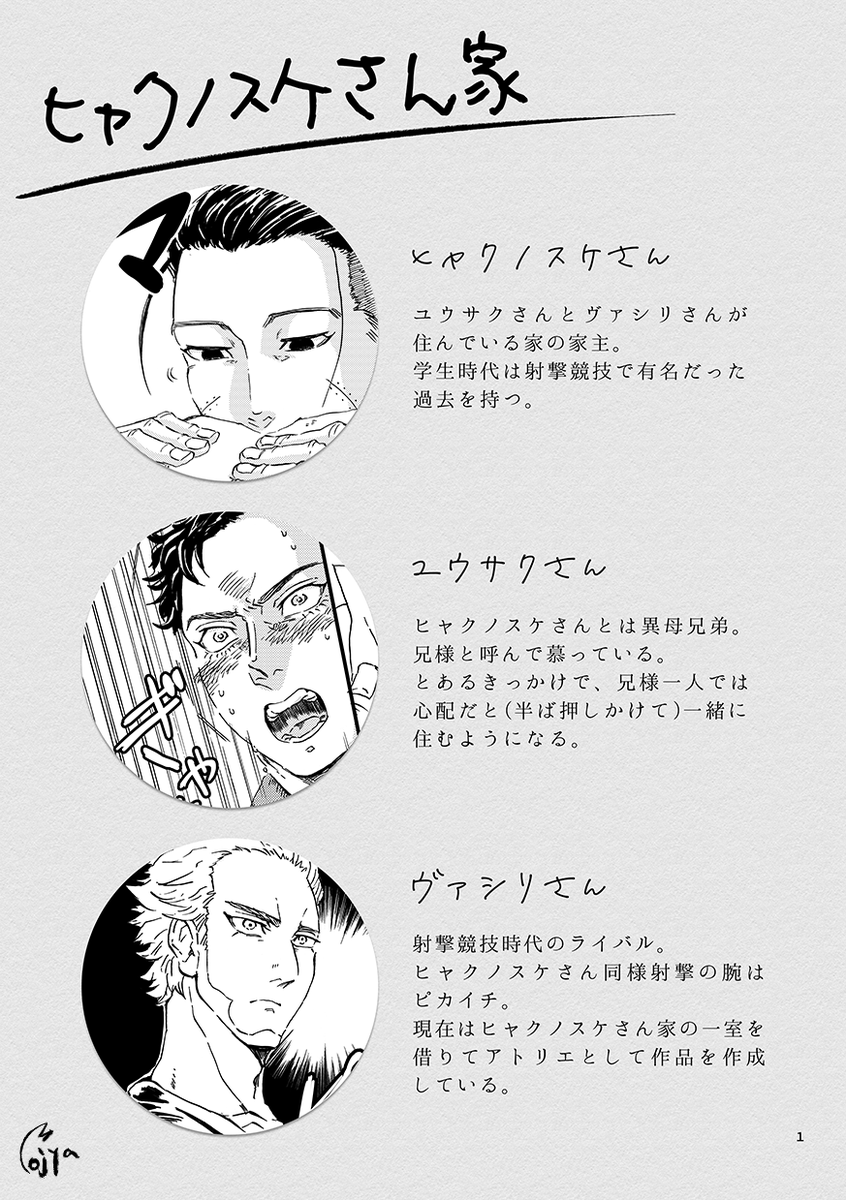 異母兄弟とヴァシリちゃんがわちゃわちゃしているだけの現パロ本でした。 その1 
