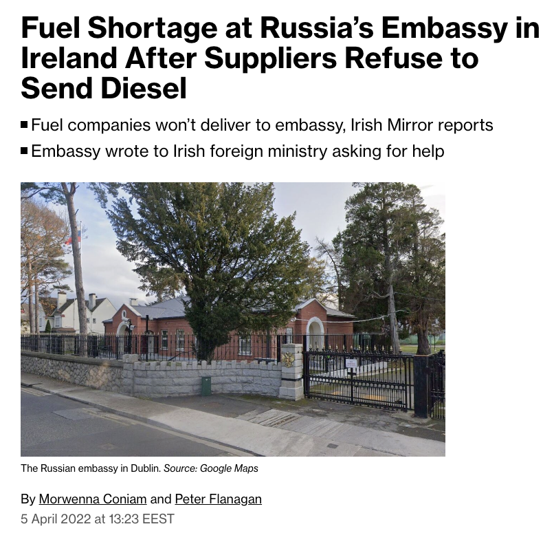 RussianEmbussy's tweet photo. In retrospect, the difficulties faced heating the embassy in Dublin may have been a warning sign https://t.co/T0xah3GQQN