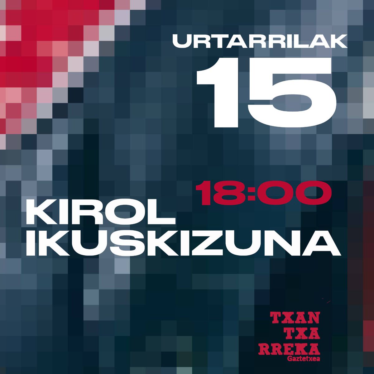Astelehenean kirol ikuskizuna izango dugu gaztetxean, arratsaldeko 6tatik aurrera