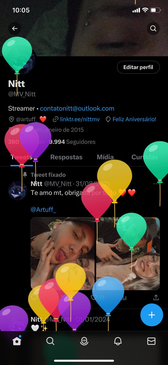 MV_Nitt's tweet photo. Balão 🥳🥳 https://t.co/m4HtZ4kMGP