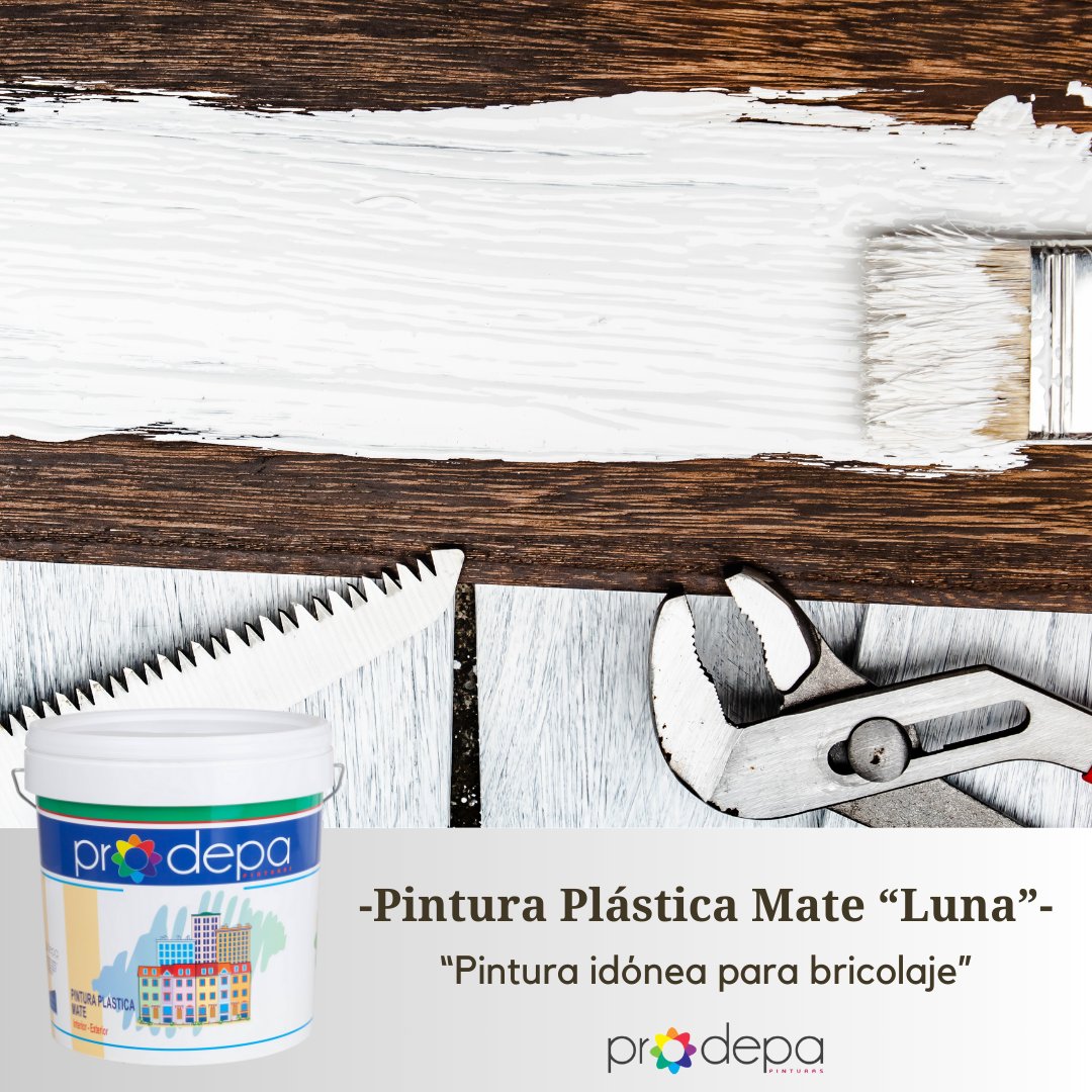 La pintura plástica "Mate Luna" de PRODEPA es un producto utilizado en el mundo del bricolaje gracias a ser un producto muy económica y con muy buenas prestaciones. Especialmente formulada para ser aplicada en paredes y techos interiores de obras de reciente construcción.