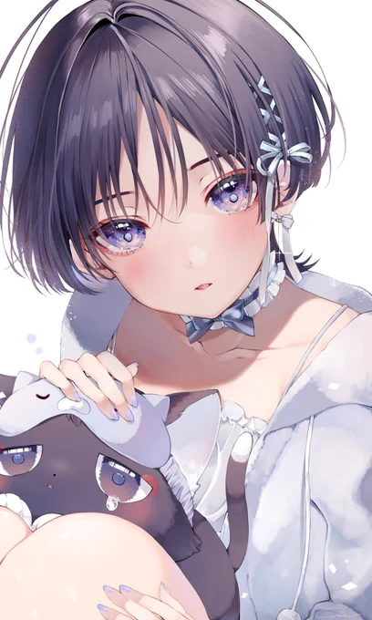 ※スカラマシュ女体化1枚絵と自分用にアクスタ作ってやろうかって思って描いたやつ 