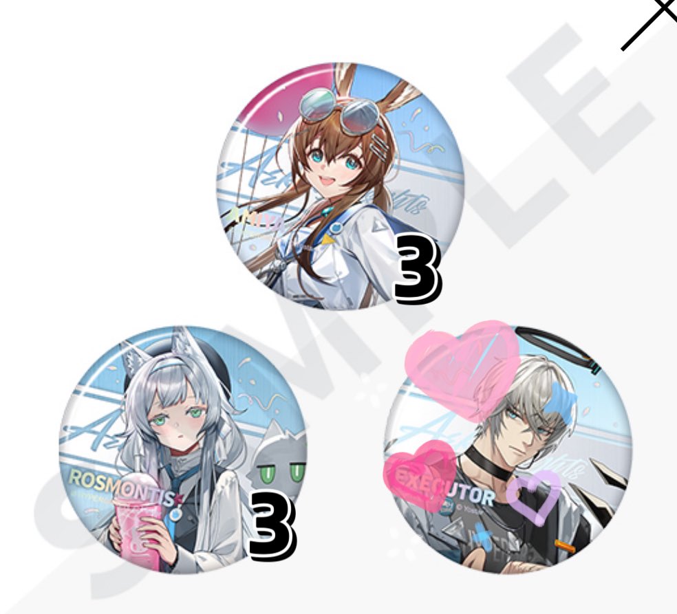 May31909655's tweet photo. 【交換】4th Anniversary Fes. キービジュアル 缶バッチセットA 

譲：アーミヤ3ロスモンティス3
　
求：イグゼキュター

郵送、メルカリで交換可能
送料はどちらも私が負担する可能
お気軽にご連絡ください https://t.co/kzciJCFpuQ