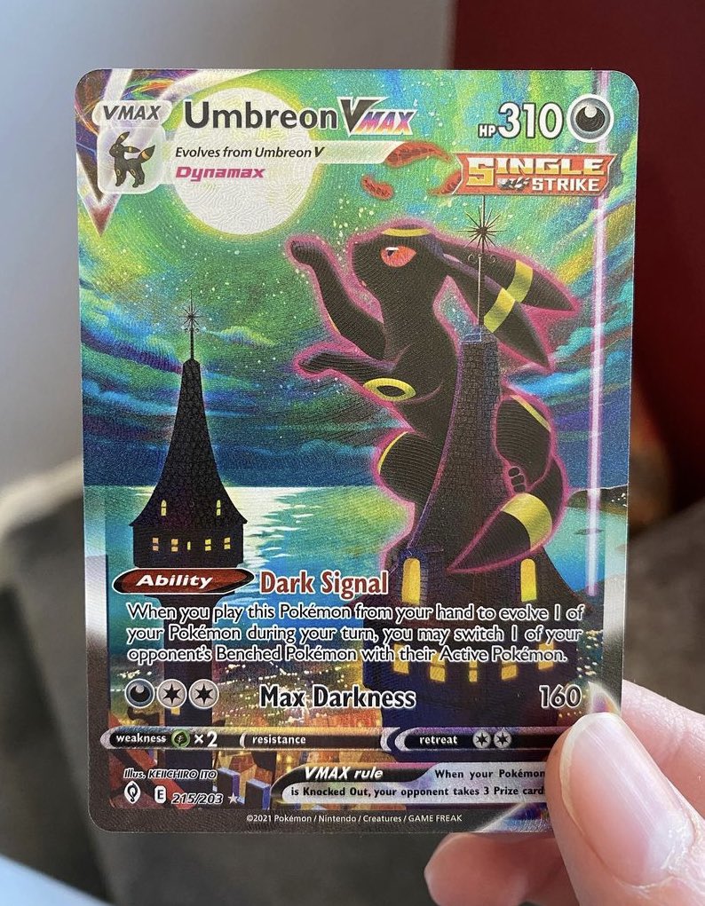 Who wants an Umbreon giveaway? 🤔

🔁 REPOST and ❤️ LIKE if you do!

#PokemonTCG | #PokemonGiveaways