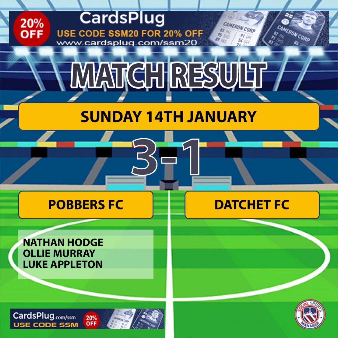 PobbersFC's tweet photo. First team pick up a big three points with a depleted squad. Solid all over the pitch and well deserved victory today. 

Devs unfortunately lose on the road but continue to battle at the top of the division. https://t.co/ObgSYizz6H