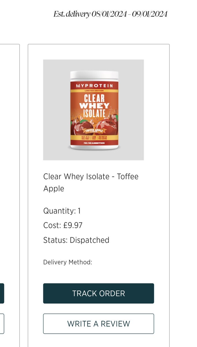 missbriteside's tweet photo. Wow @Myprotein two days apart £9.97 https://t.co/1esvMxgC6A