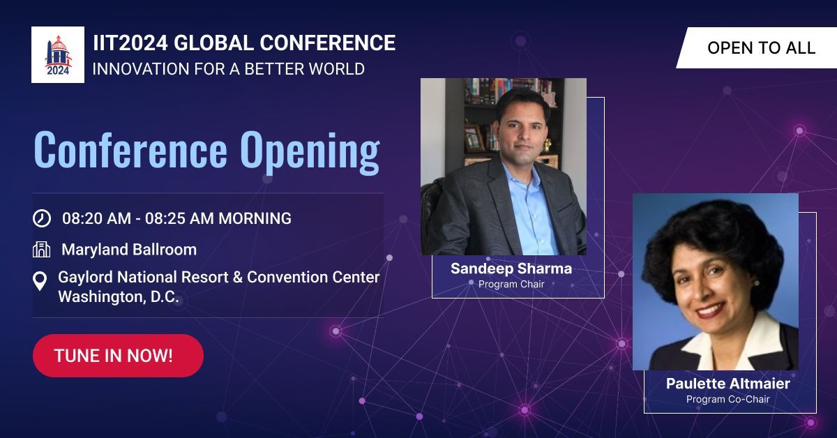 Let's start the day 3 with a burst of inspiration!

Join us for the Opening Ceremony of the Conference featuring the dynamic duo, Sandeep Sharma &amp; Paulette Altmaier, Chair &amp; Co-Chair Programs. 🎉

➡️ Don't miss out! Tune In Now: buff.ly/48VNZ5H