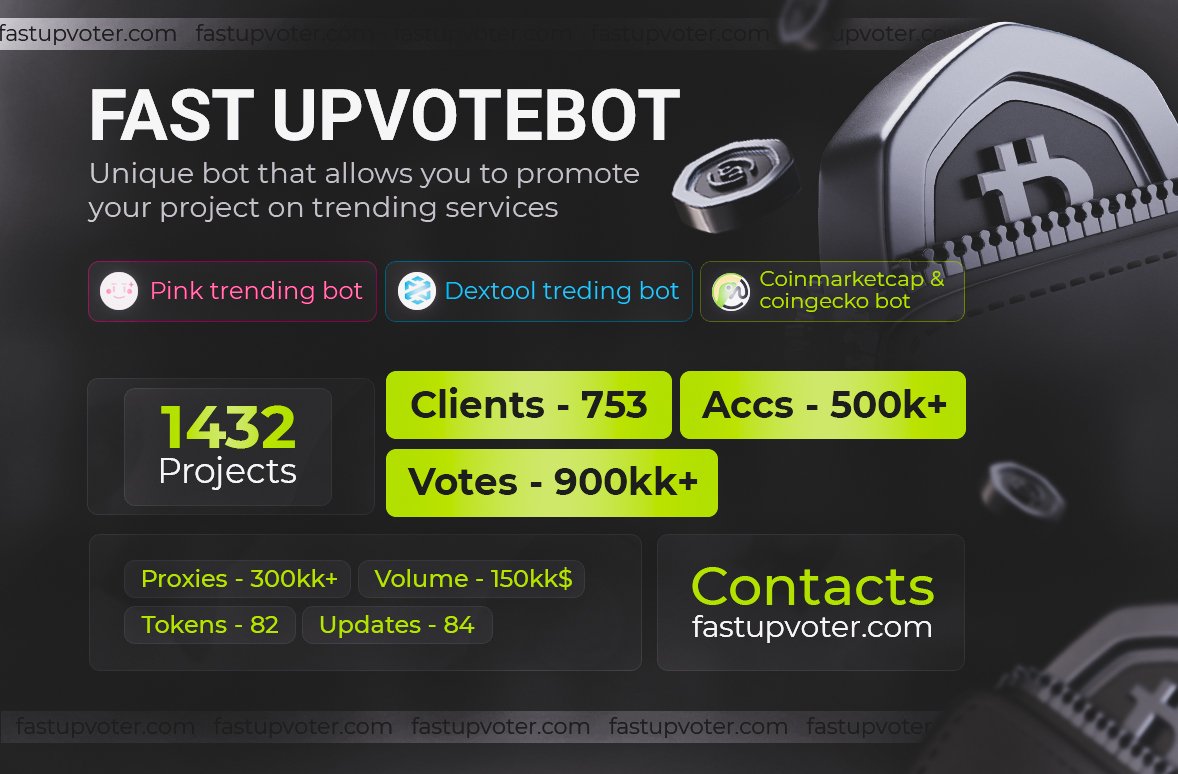 FastUpvote - DexTools, PinkSale, CMC and more tweet media