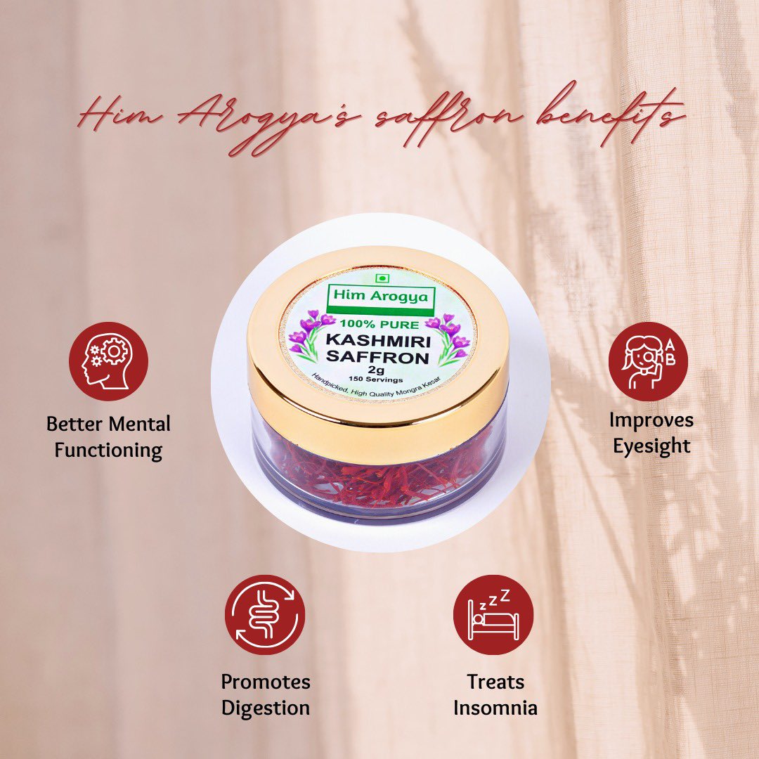 himarogya's tweet image. Savor the Richness of Puer Kashmiri Saffron! 🌼 Discover its incredible benefits for mood, skin, and overall health. 

#SaffronMagic #PuerSaffron #GoldenElixir #HealthyLiving #NourishYourBody #GlowingSkin #SpiceUpLife #HolisticWellness #himarogya